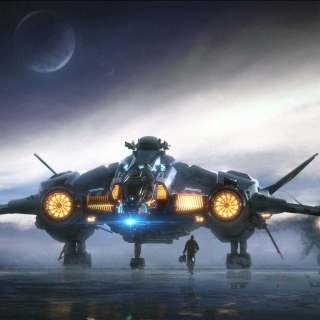 Star Wars Battlefront 3 Fighter Jet - Obrázkek zdarma pro iPad Air