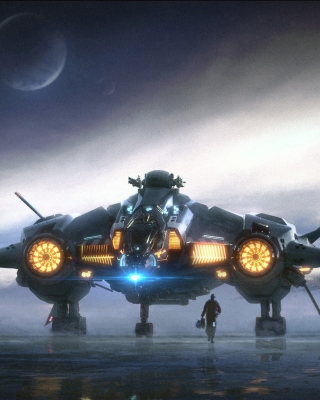 Star Wars Battlefront 3 Fighter Jet - Obrázkek zdarma pro iPhone 4