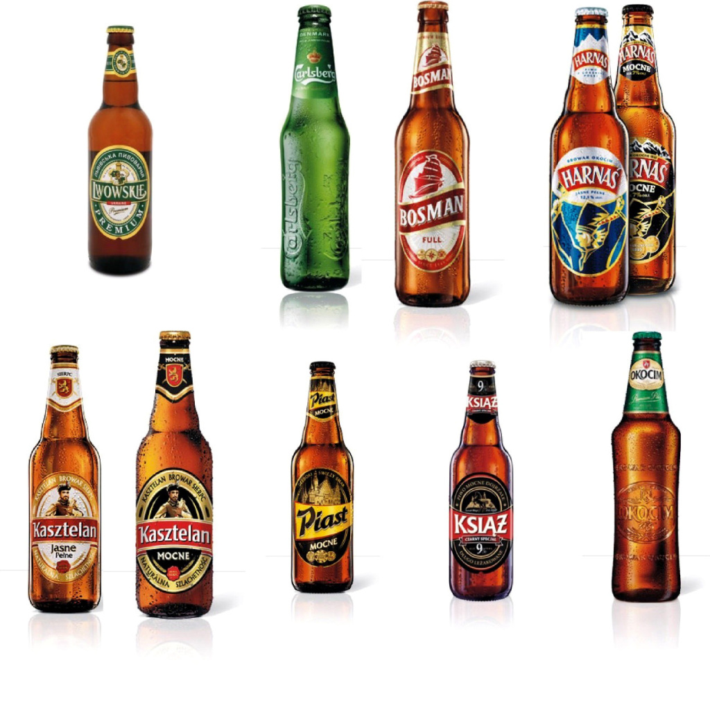 Beer Brands, Bosman, Ksiaz, Harnas, Kasztelan wallpaper 1024x1024