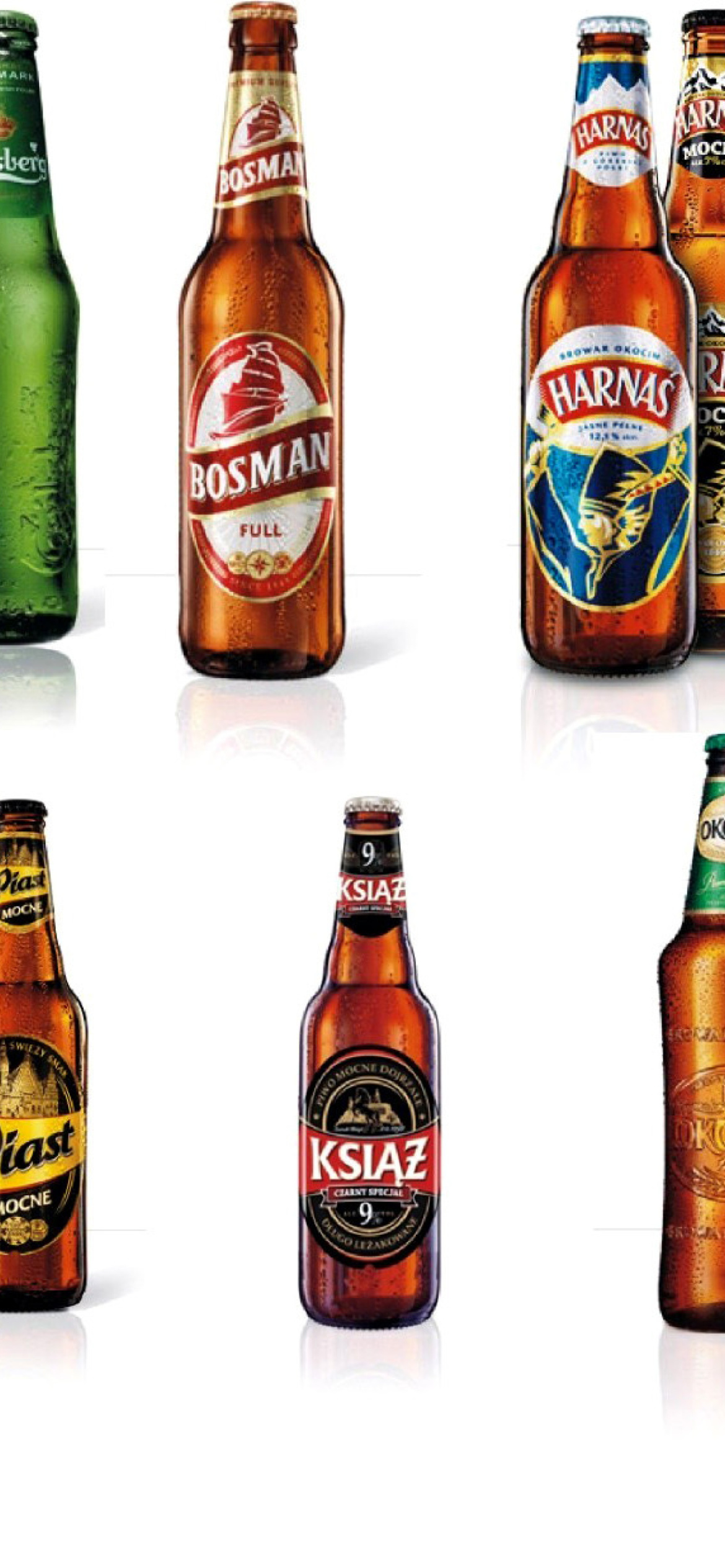 Sfondi Beer Brands, Bosman, Ksiaz, Harnas, Kasztelan 1170x2532