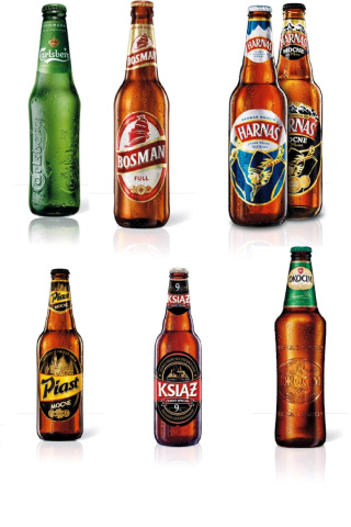 Das Beer Brands, Bosman, Ksiaz, Harnas, Kasztelan Wallpaper 320x480