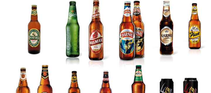 Screenshot №1 pro téma Beer Brands, Bosman, Ksiaz, Harnas, Kasztelan 720x320