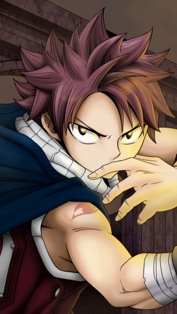 Sfondi Natsu Dragneel, Fairy Tail 360x640