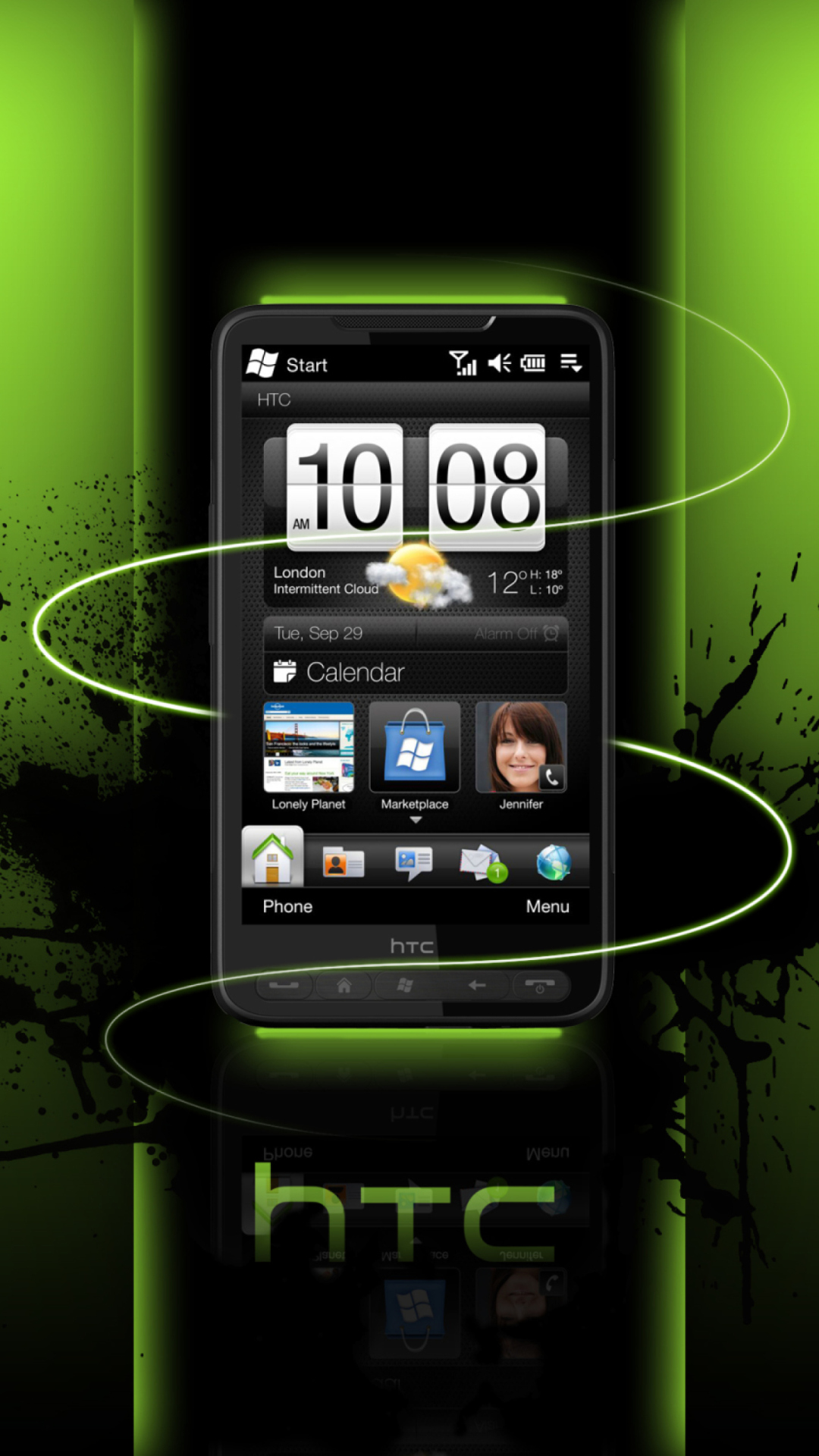 Das HTC HD Wallpaper 1080x1920