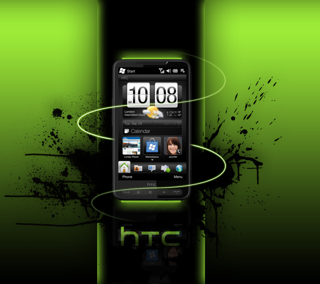 Das HTC HD Wallpaper 1080x960