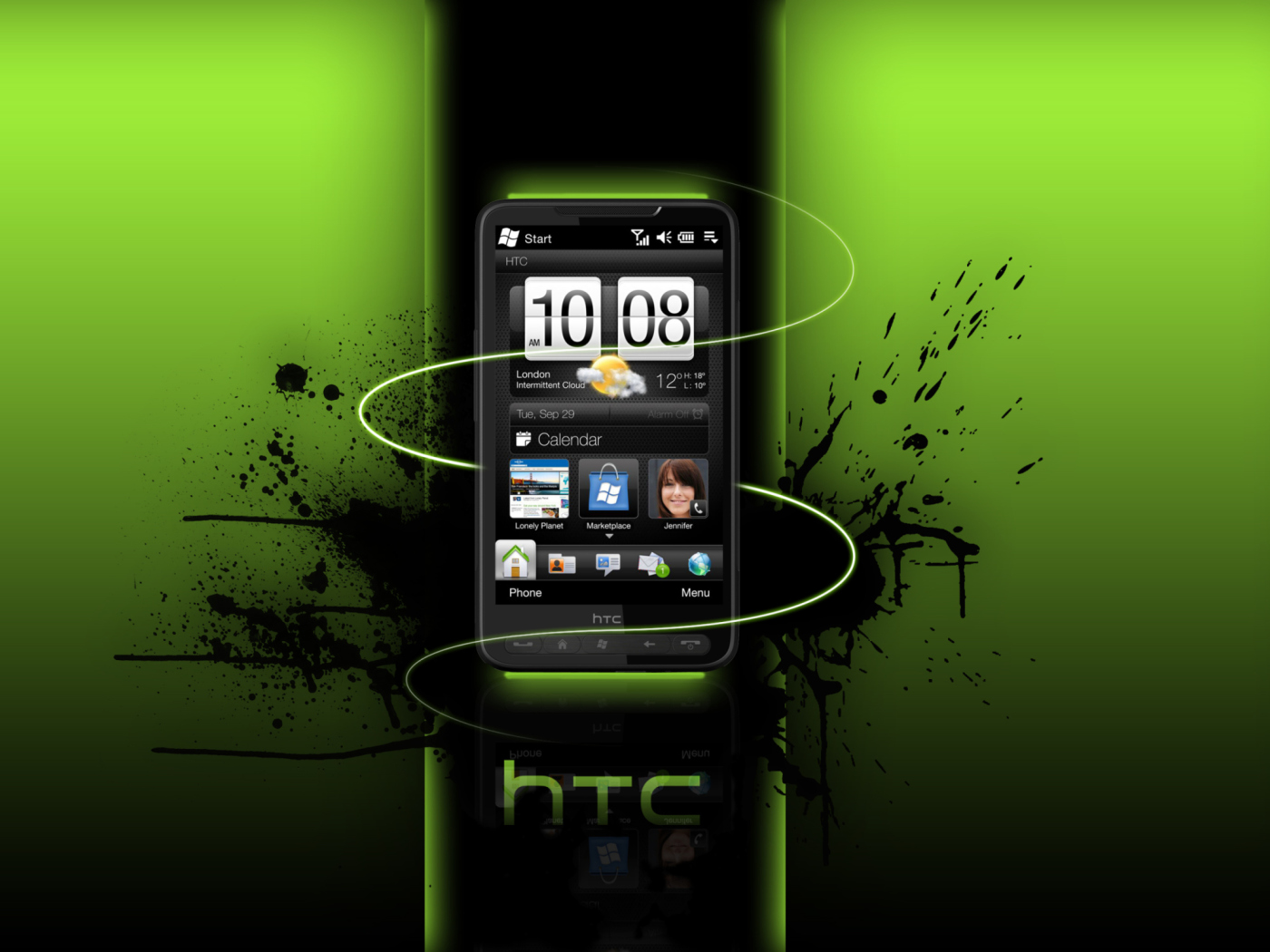 Обои HTC HD 1400x1050