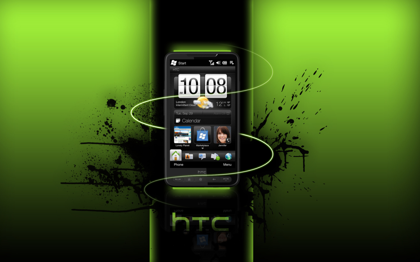 HTC HD screenshot #1 1440x900