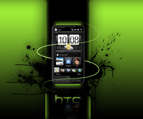 Das HTC HD Wallpaper 480x400