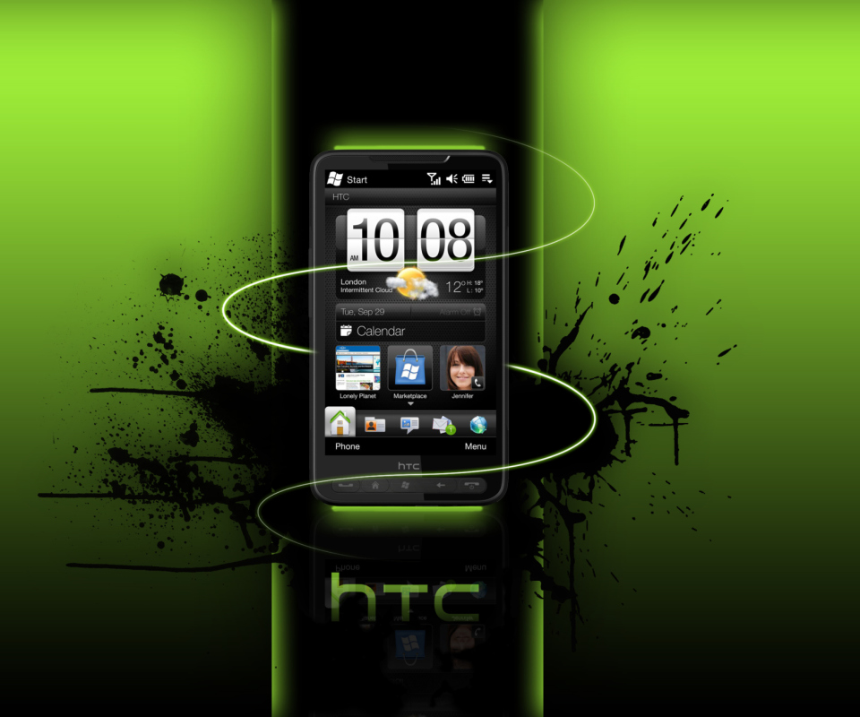 Das HTC HD Wallpaper 960x800