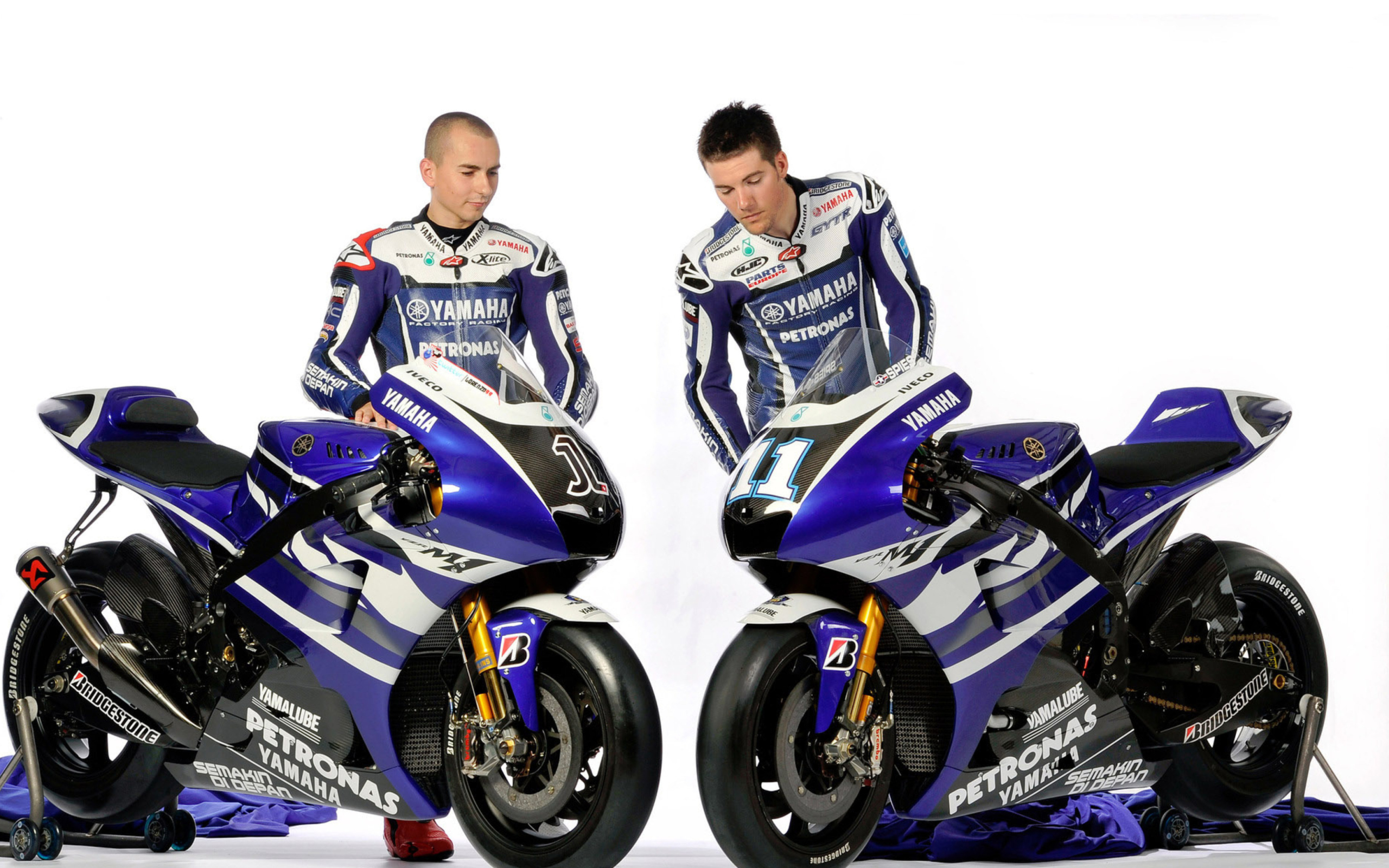 Sfondi Jorge Lorenzo And Ben Spies 2560x1600