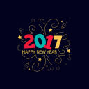Das New Year 2017 Wallpaper 128x128