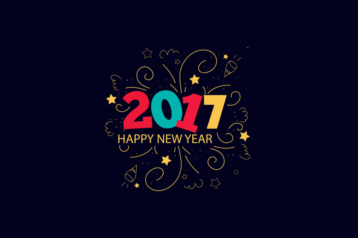 Fondo de pantalla New Year 2017