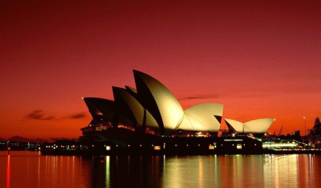Обои Sydney Opera House - Australia 1024x600