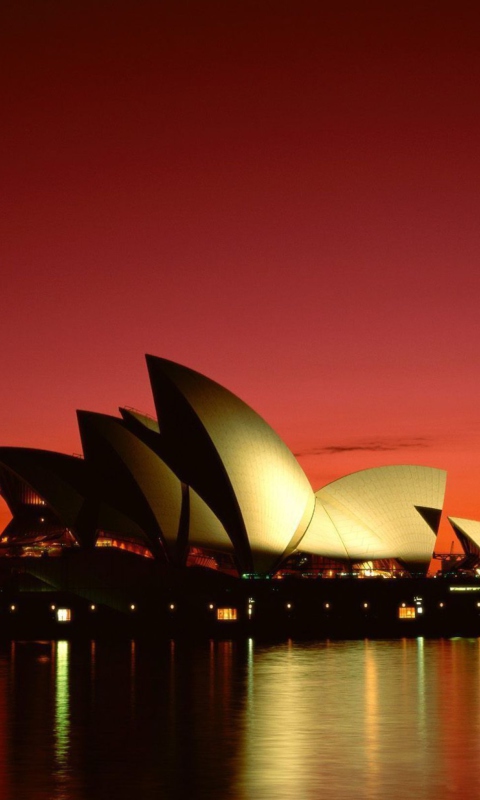 Das Sydney Opera House - Australia Wallpaper 480x800