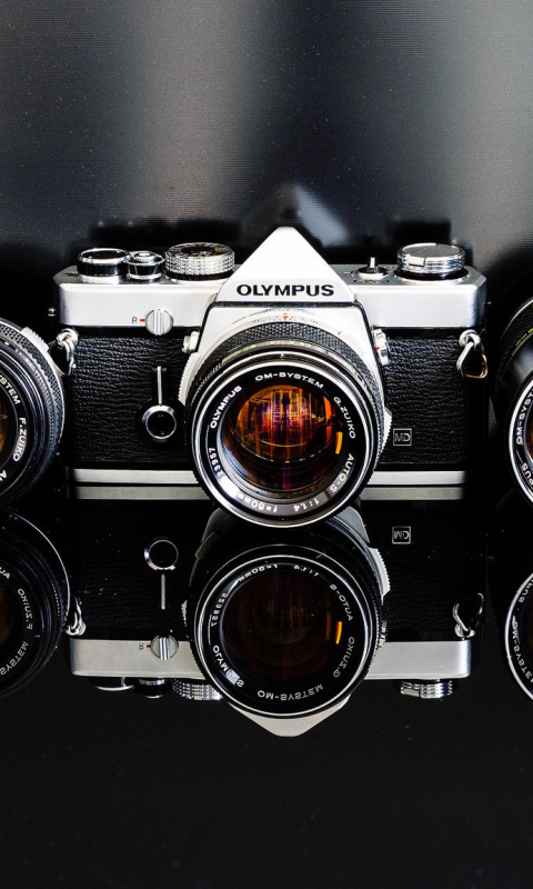 Das Olympus Camera MD Wallpaper 480x800