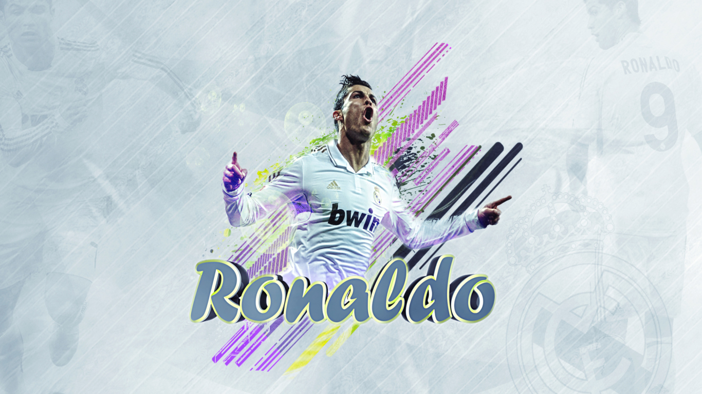 Das Cristiano Ronaldo Wallpaper 1366x768