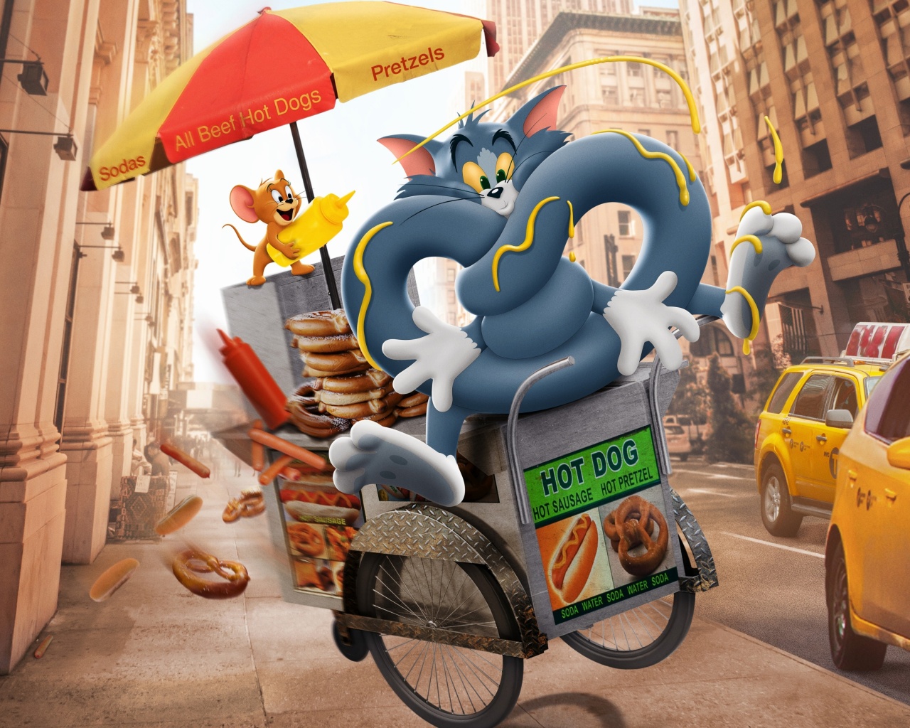 Tom a Jerry 2021 wallpaper 1280x1024