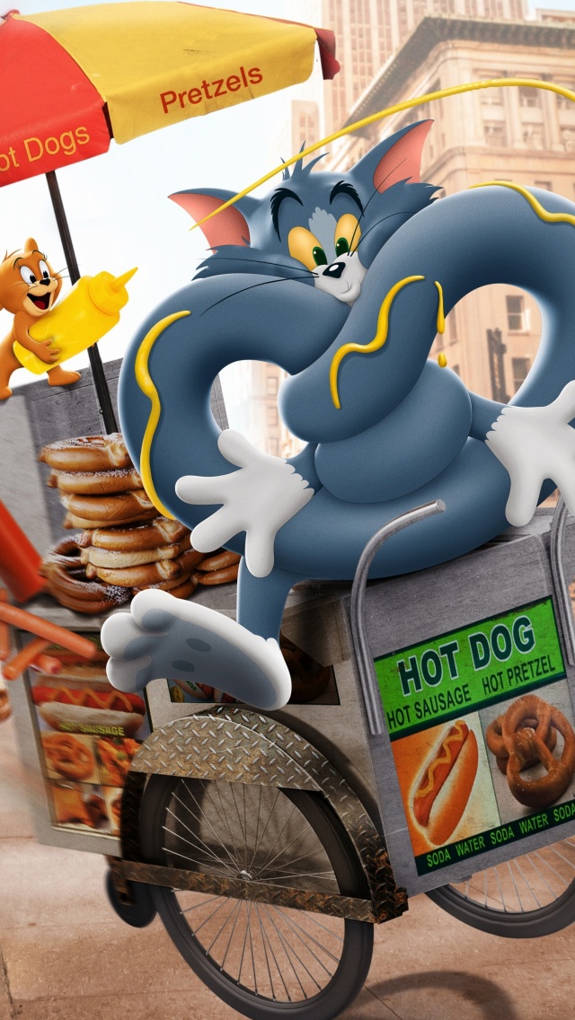 Das Tom a Jerry 2021 Wallpaper 640x1136