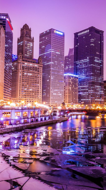 Illinois Chicago wallpaper 360x640