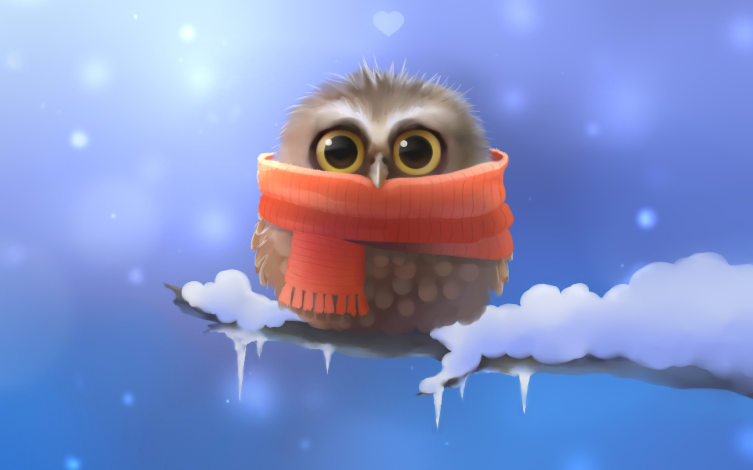 Cold Owl wallpaper 2560x1600