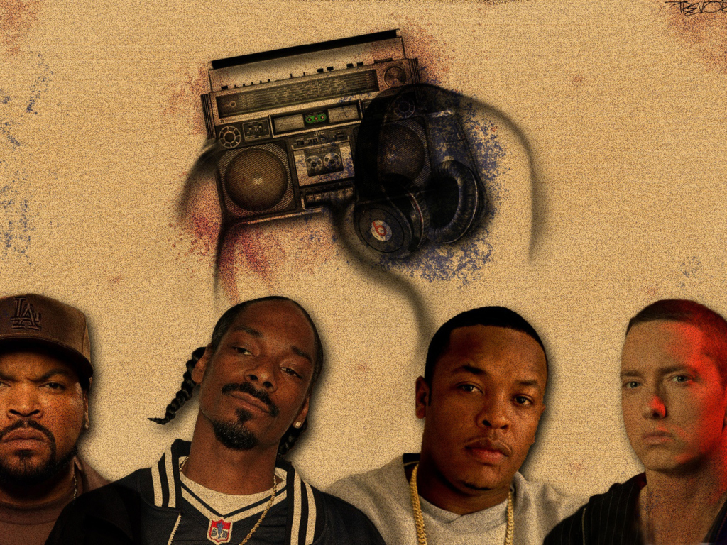 Ice Cube, Snoop Dogg wallpaper 1024x768