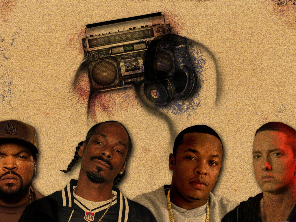 Fondo de pantalla Ice Cube, Snoop Dogg 1024x768