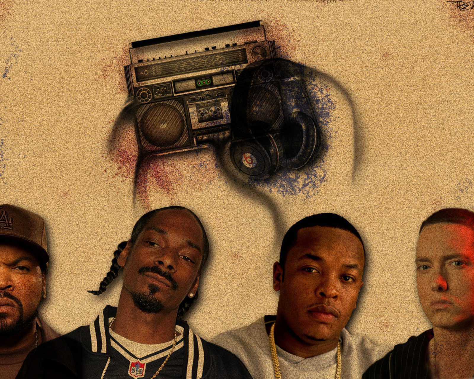 Das Ice Cube, Snoop Dogg Wallpaper 1600x1280