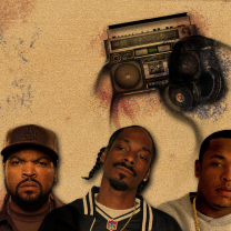 Fondo de pantalla Ice Cube, Snoop Dogg 208x208