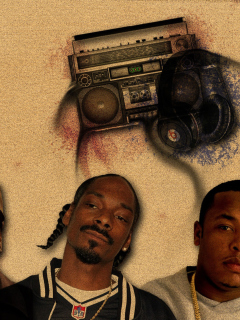 Fondo de pantalla Ice Cube, Snoop Dogg 240x320