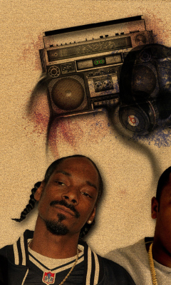 Das Ice Cube, Snoop Dogg Wallpaper 240x400