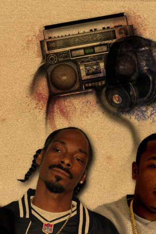 Fondo de pantalla Ice Cube, Snoop Dogg 320x480