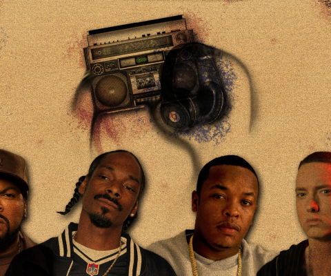 Ice Cube, Snoop Dogg wallpaper 480x400