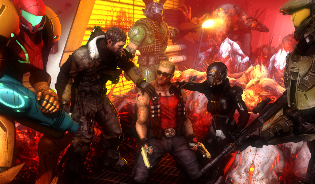 Das Call of Duty Zombies Wallpaper 1024x600