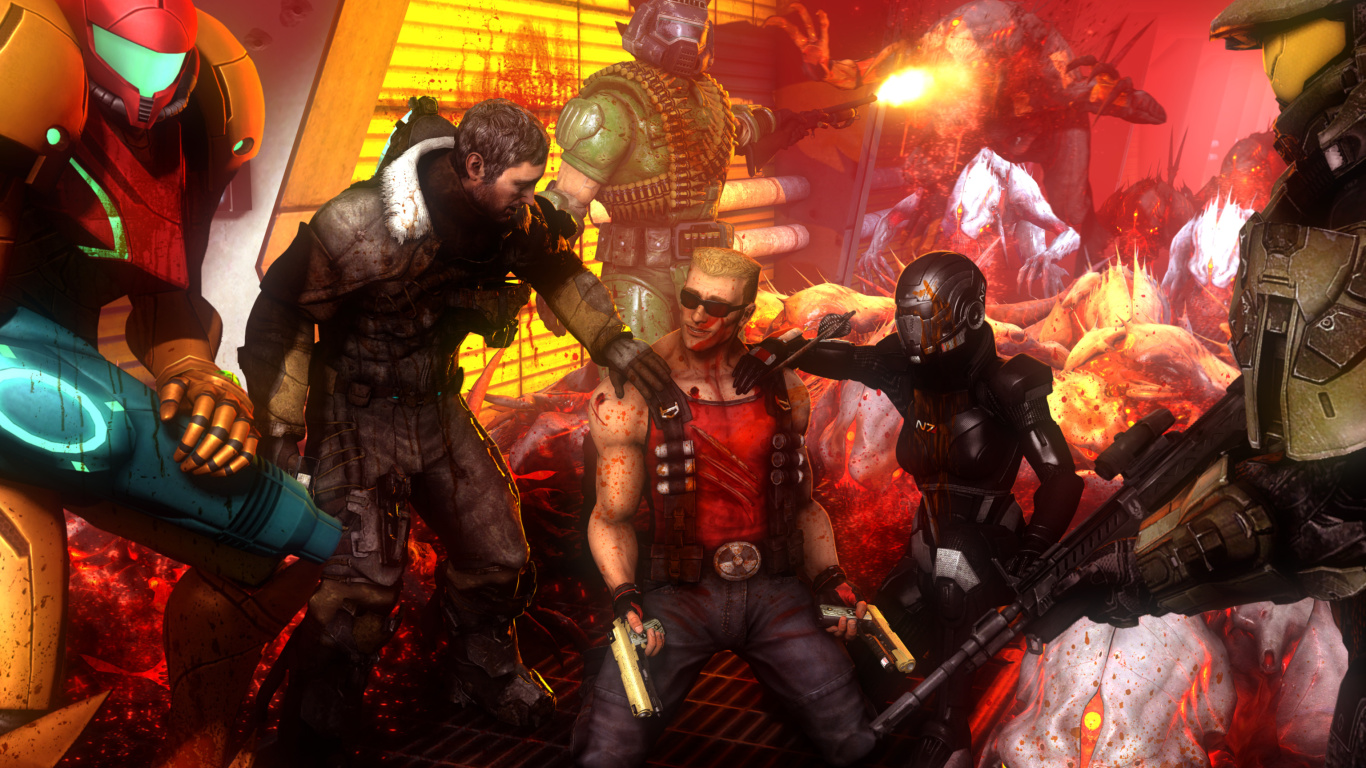 Call of Duty Zombies wallpaper 1366x768