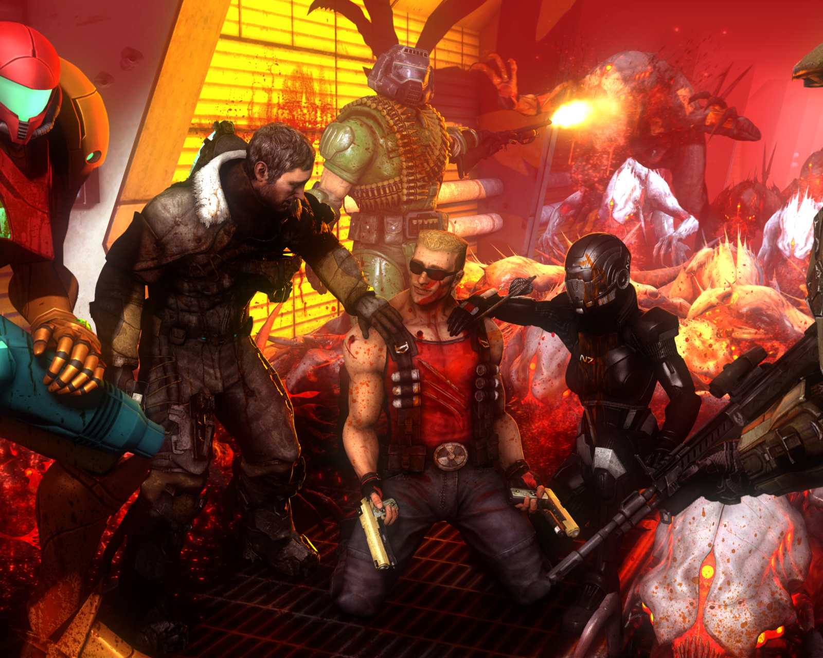 Das Call of Duty Zombies Wallpaper 1600x1280