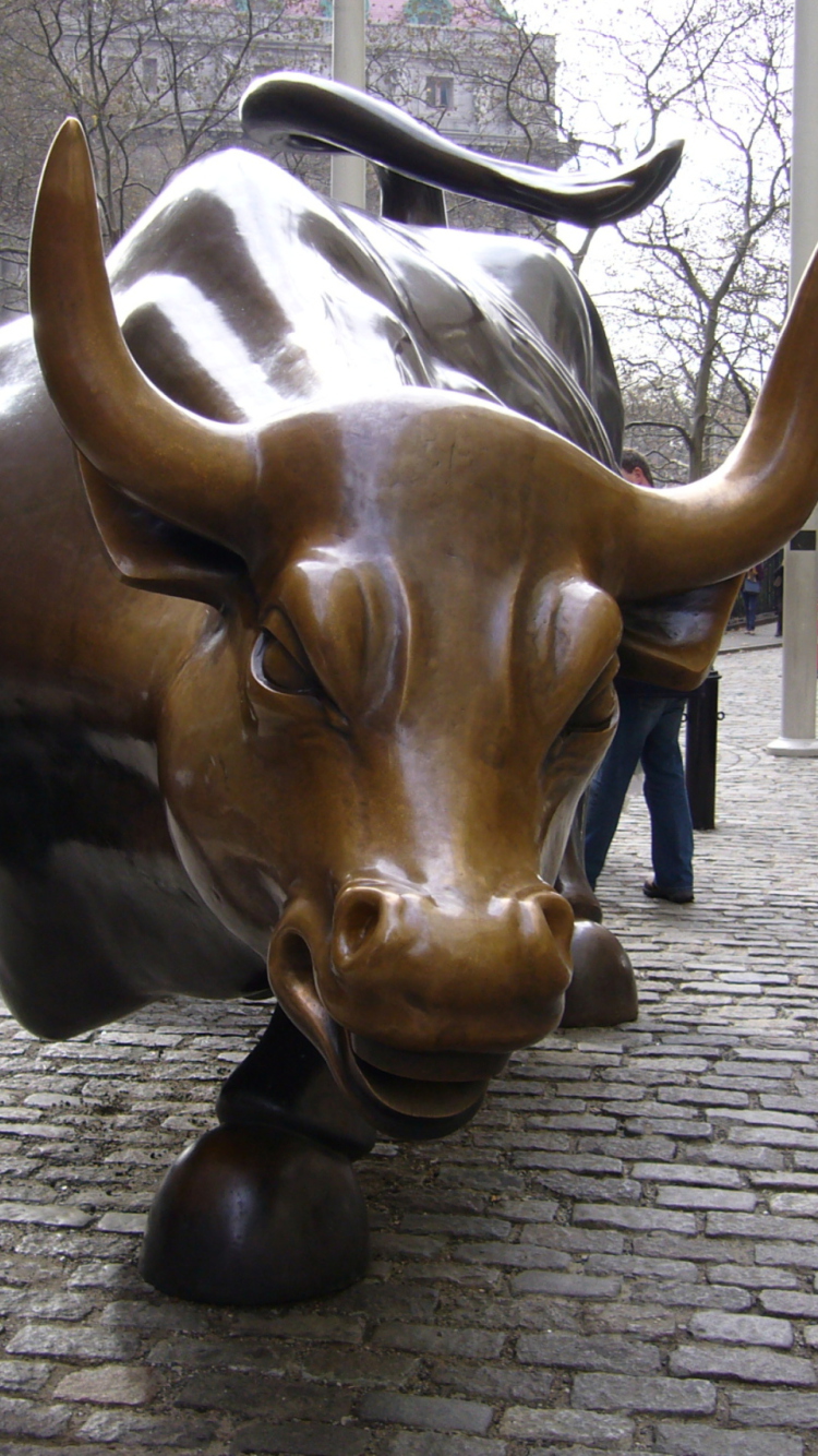 Screenshot №1 pro téma The Wall Street Bull 750x1334
