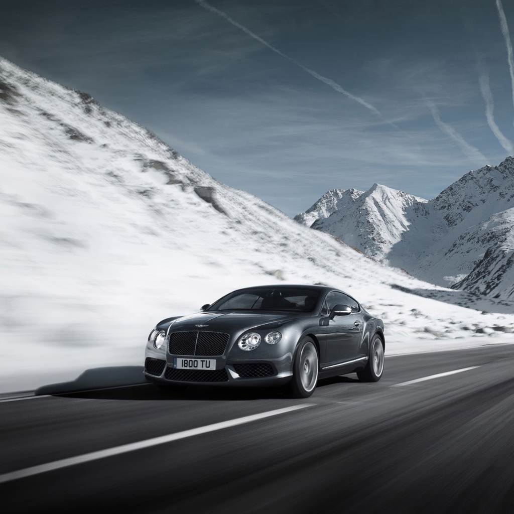 Das Bentley Continental V8 Wallpaper 1024x1024