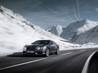 Das Bentley Continental V8 Wallpaper 320x240