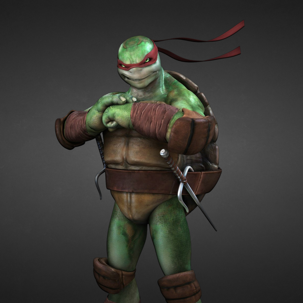 Das Raphael - Teenage Mutant inja Turtles Wallpaper 1024x1024