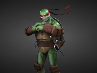 Screenshot №1 pro téma Raphael - Teenage Mutant inja Turtles 320x240