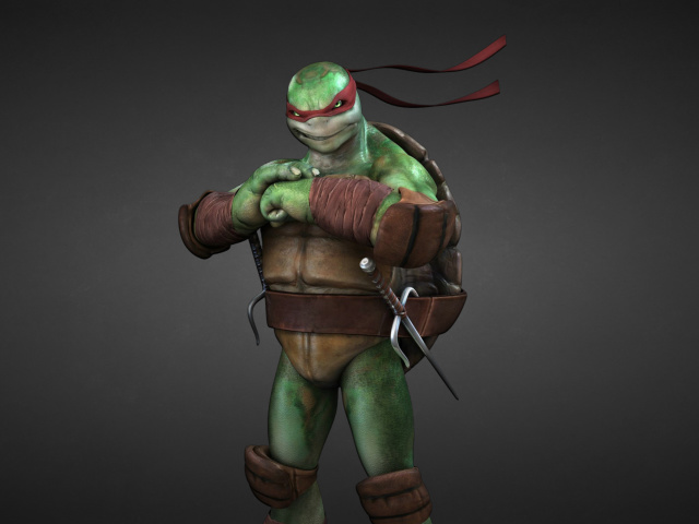 Das Raphael - Teenage Mutant inja Turtles Wallpaper 640x480