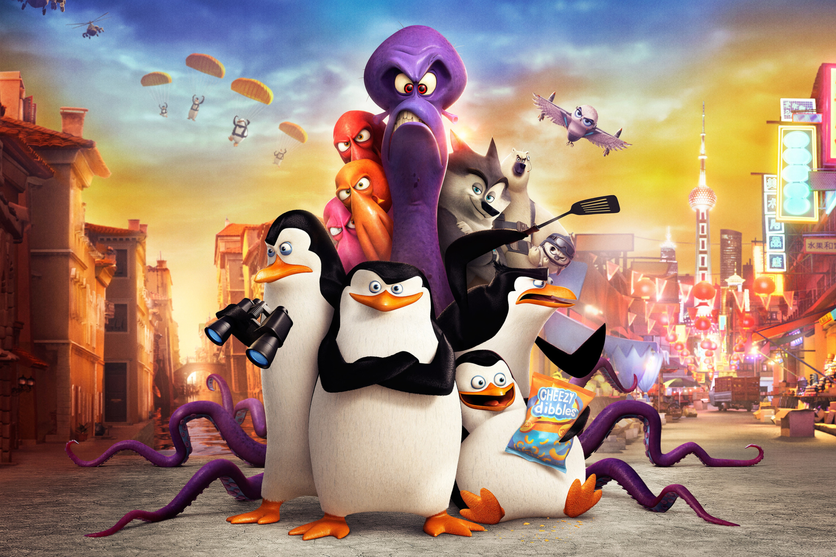 Sfondi The Penguins of Madagascar 2014 2880x1920