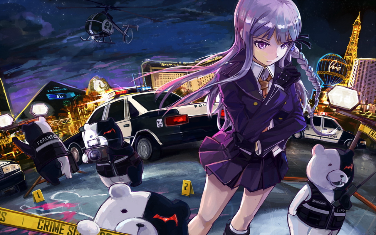 Screenshot №1 pro téma Dangan Ronpa: Academy of Hope and High School Students of Despair 1280x800