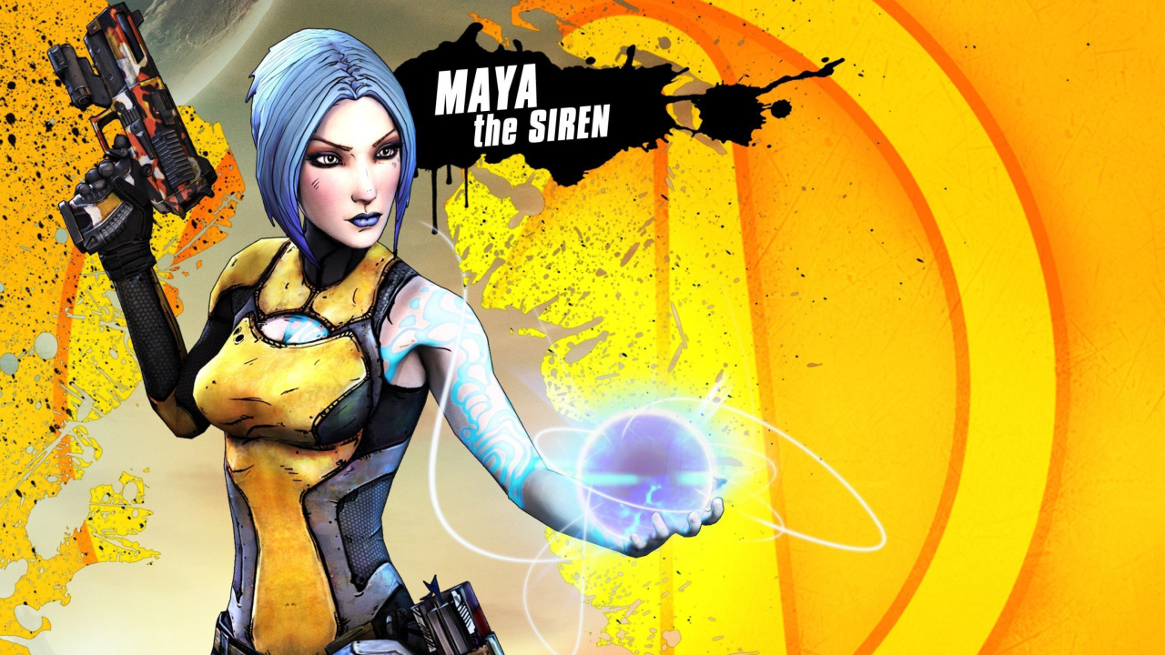 Das Maya the Siren, Borderlands 2 Wallpaper 1280x720