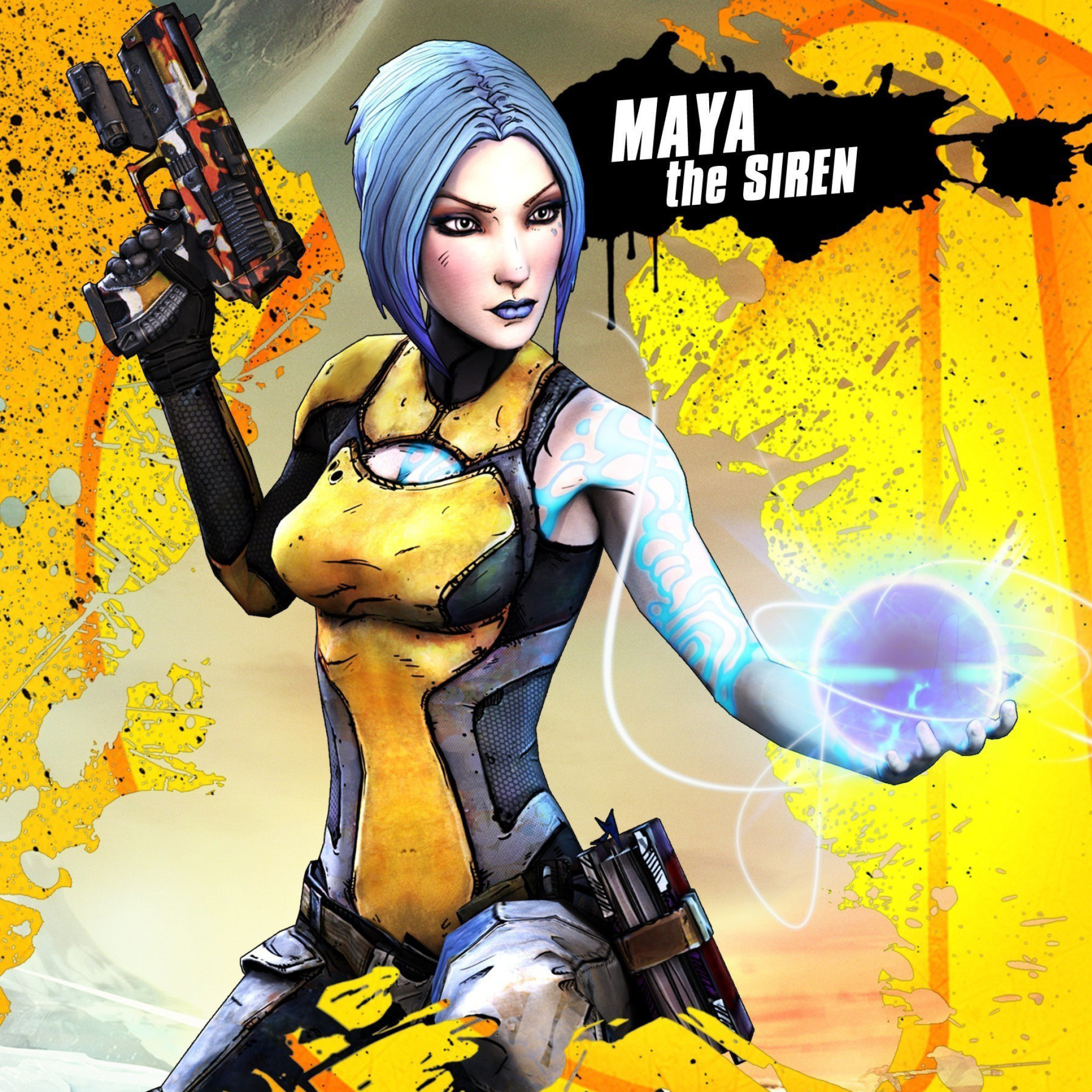 Fondo de pantalla Maya the Siren, Borderlands 2 2048x2048