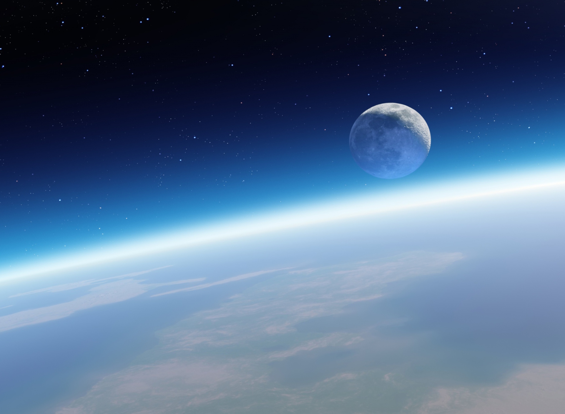 Earth And Moon screenshot #1 1920x1408