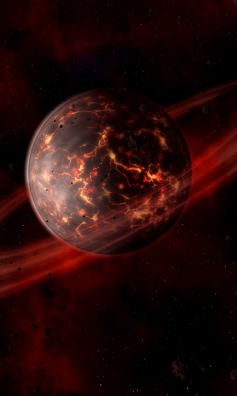 Screenshot №1 pro téma Volcanic Planet 480x800