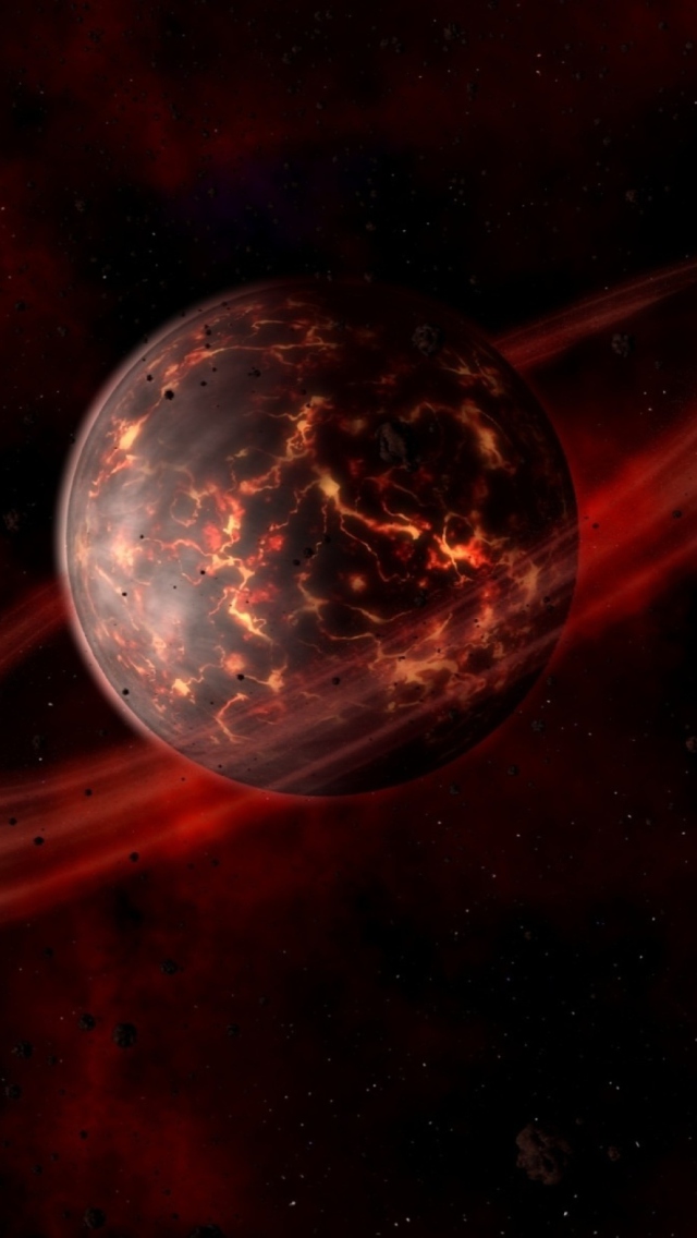 Sfondi Volcanic Planet 640x1136