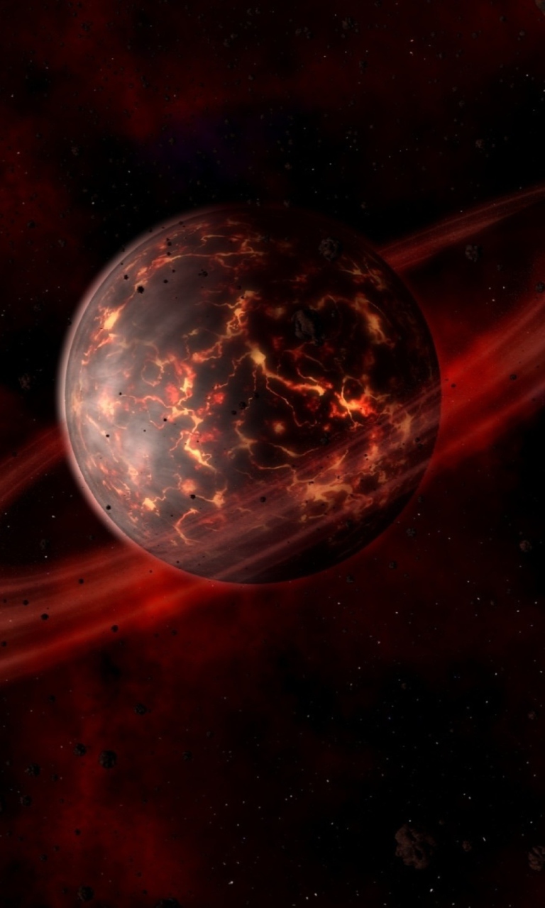 Screenshot №1 pro téma Volcanic Planet 768x1280