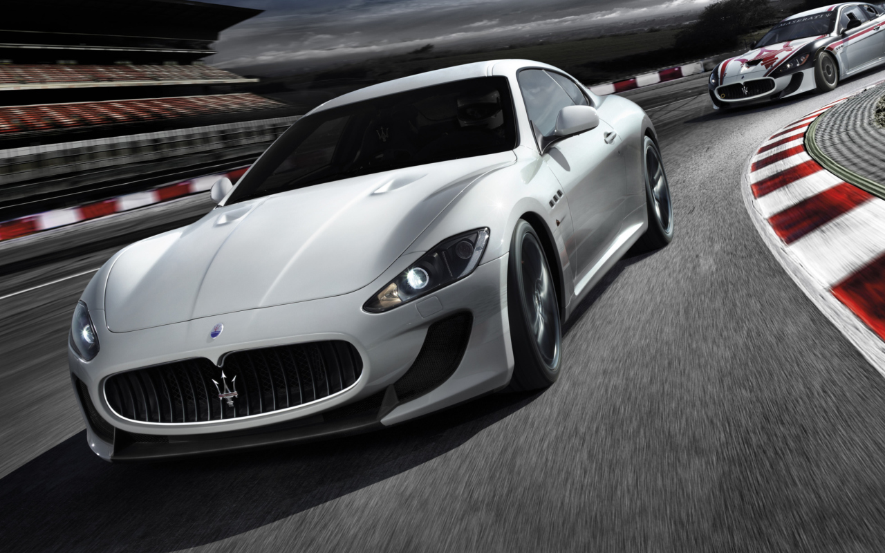 Maserati GranTurismo wallpaper 1280x800